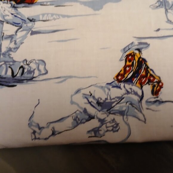 New Western Cowboy Rodeo USA Flag Pouch Wristlet Clutch Red White Blue Southwest - Picture 3 of 5